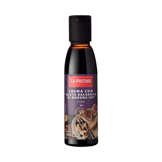 Creme com Aceto Balsâmico Di Modena Sabor Figo 150ml La Pastina
