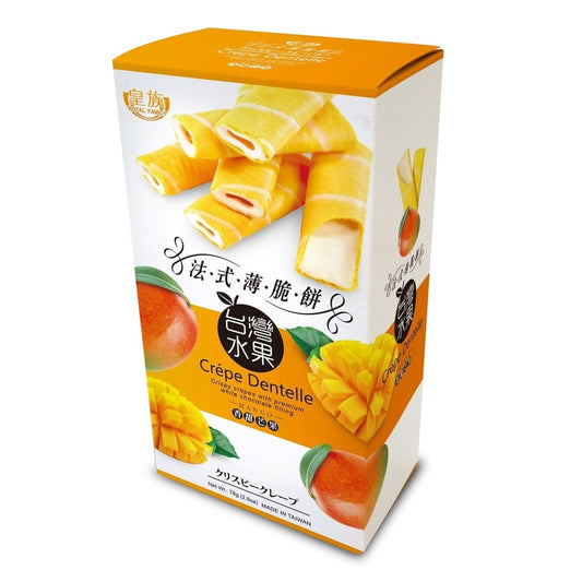 Crepe Crocante Dentelle Sabor Manga e Leite 78g Royal Family
