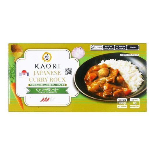 Tempero Curry Roux Chukara 180g Kaori