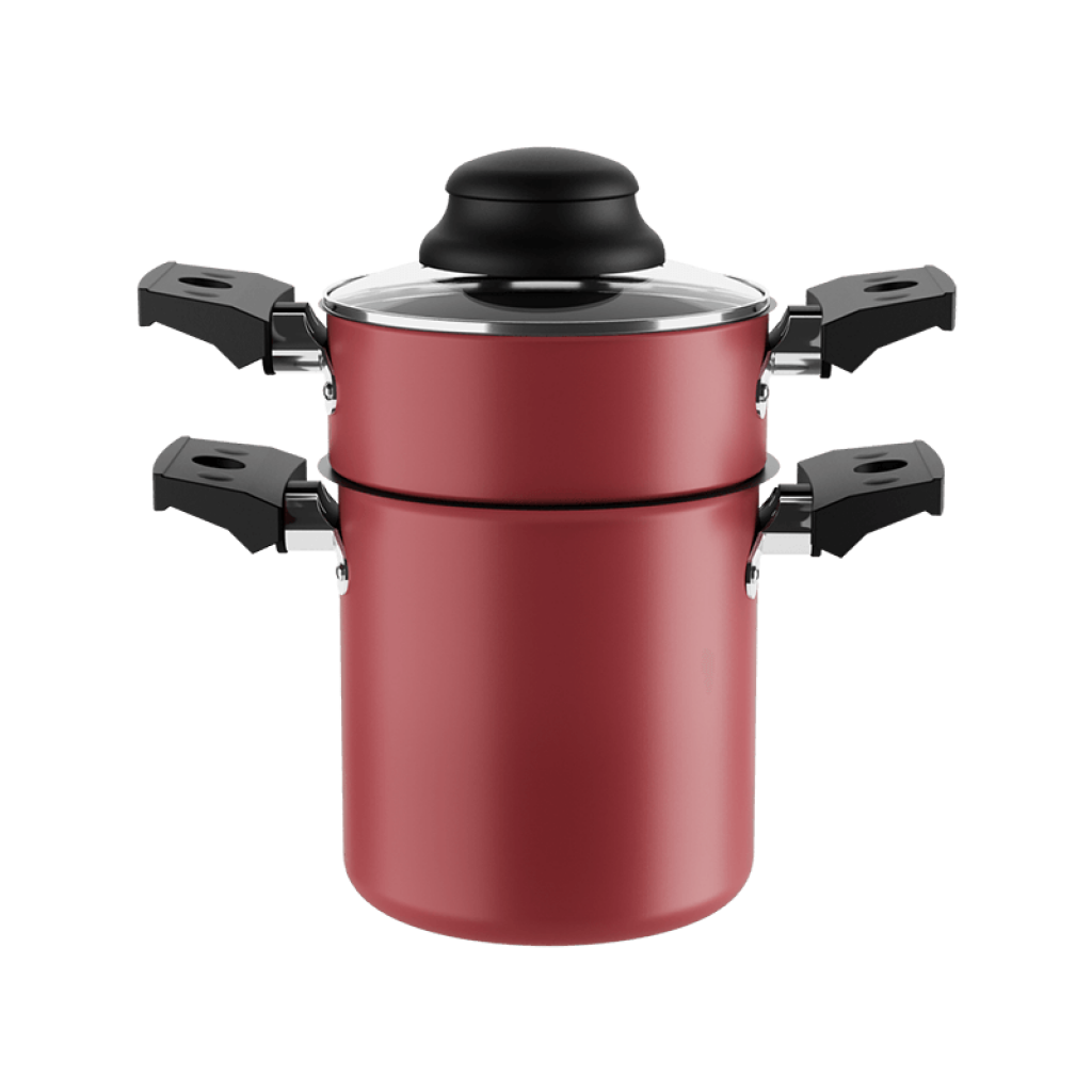 Cuzcuzeira Brinox Especiarias Cereja 800ml