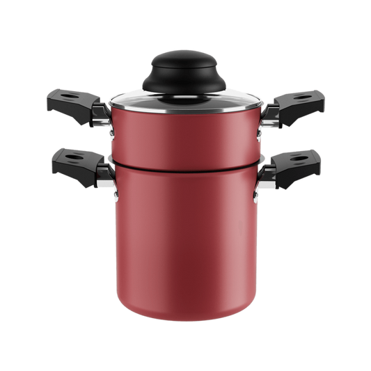 Cuzcuzeira Brinox Especiarias Cereja 800ml