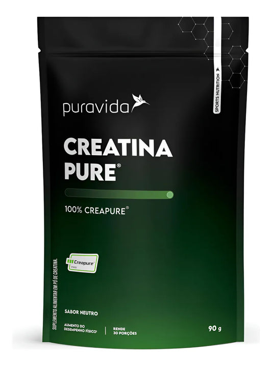 Creatina Pure Sabor Neutro 90g Puravida