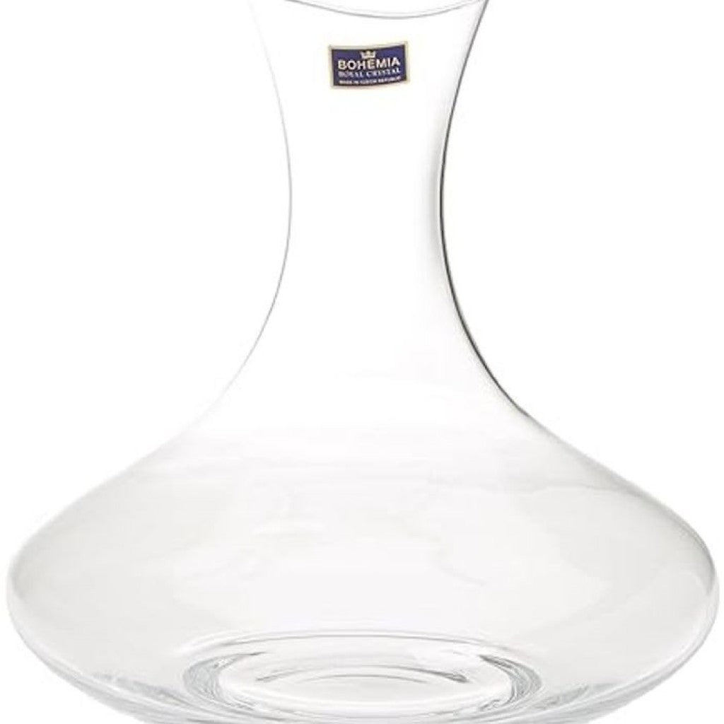 Decanter em Cristal Ecológico Base de Madeira 2,3L Fracalanza