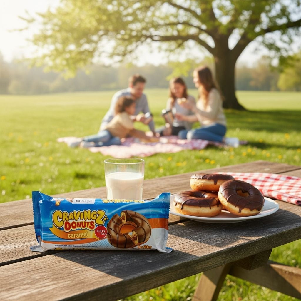 Donuts de Chocolate com Caramelo 5 Packs 200g Cravingz VENC. 28/07/26