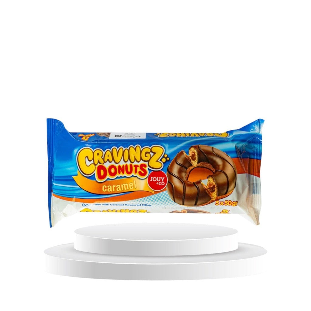 Donuts de Chocolate com Caramelo 5 Packs 200g Cravingz VENC. 28/07/26