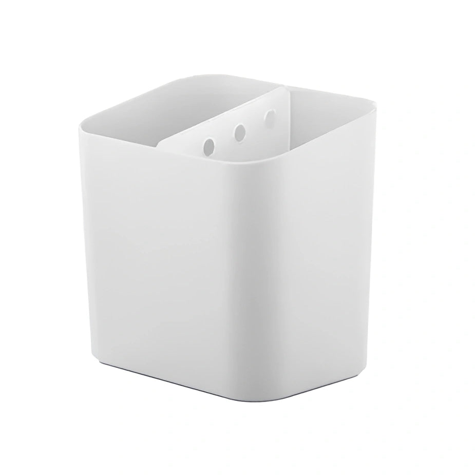 Escorredor de Talheres Trium Branco 12,4x9x12,4cm Ou