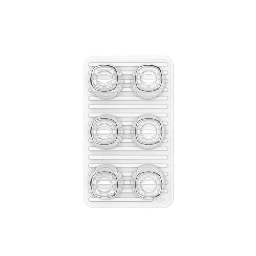 Escorredor de Copos Trium Branco 35x21x1,2cm Ou