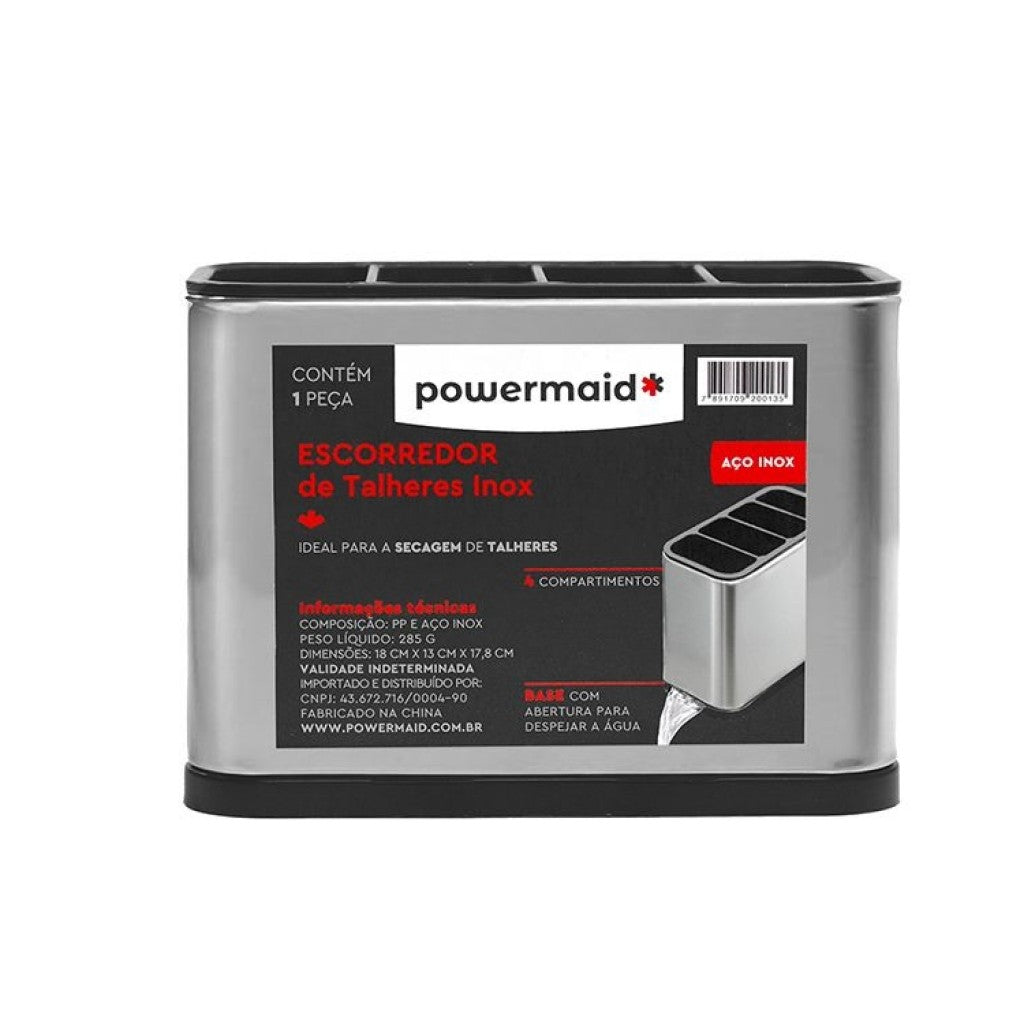 Escorredor de Talheres Inox Powermaid