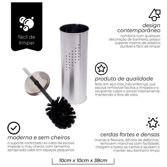 Escova Sanitária em Inox
