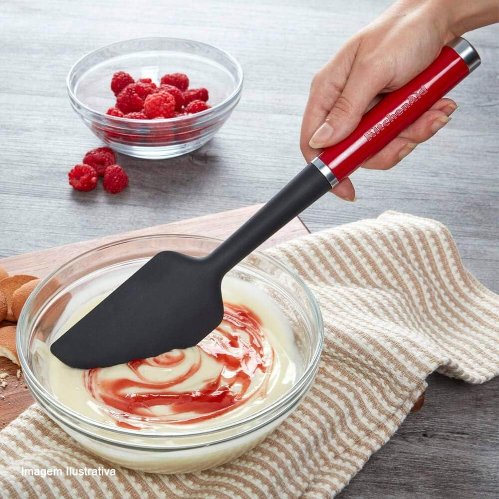 Espátula de Silicone Vermelha Kitchen Aid