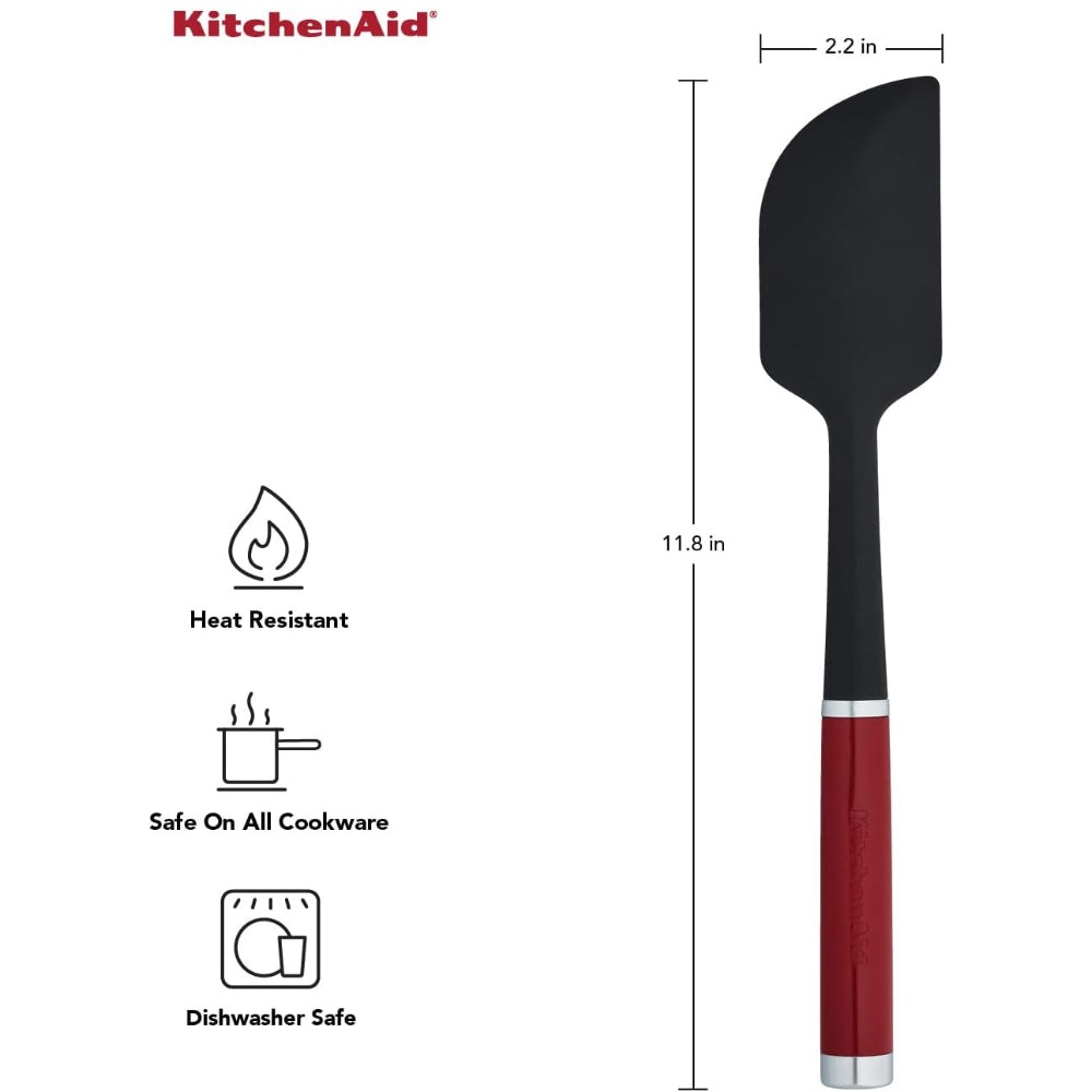 Espátula de Silicone Vermelha Kitchen Aid