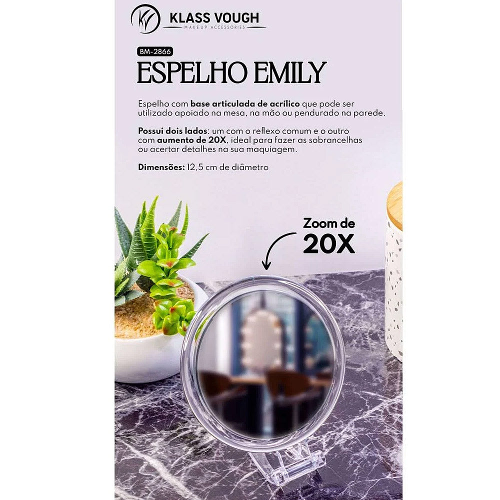 Espelho Aumento Zoom 20x Klass Vough Emily