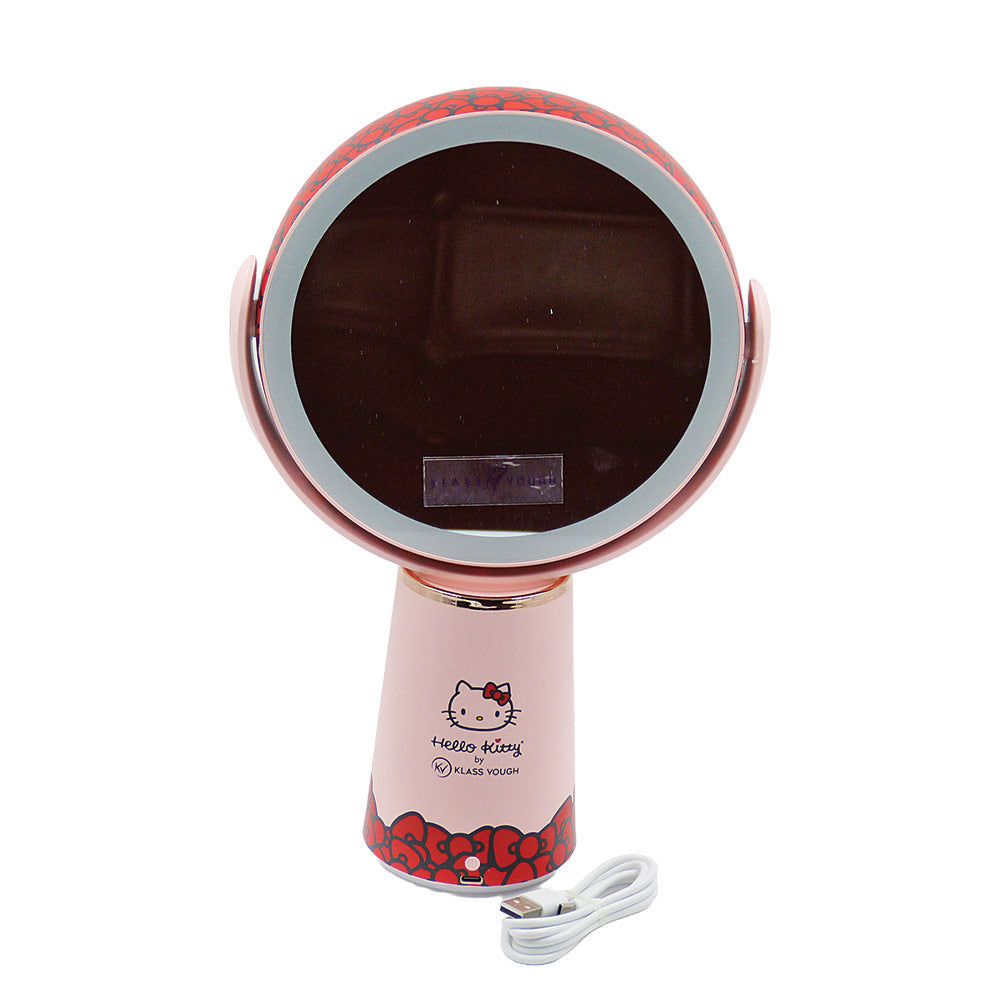 Espelho Duplo de Aumento em 10x com Led Hello Kitty