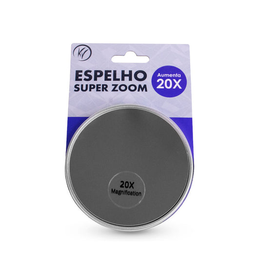 Espelho Super Zoom 20x com Ventosa