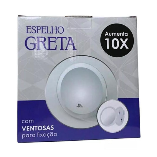 Espelho de Aumento com Ventosas 10x Klass Vough