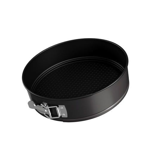 Forma redonda Desmontavel Bakeware Antiaderente preta 26x7cm Brinox