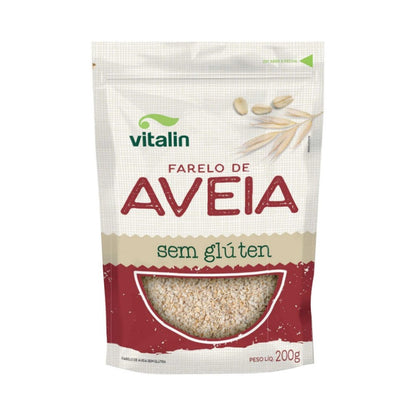 Farelo de Aveia Sem Glúten 200g Vitalin