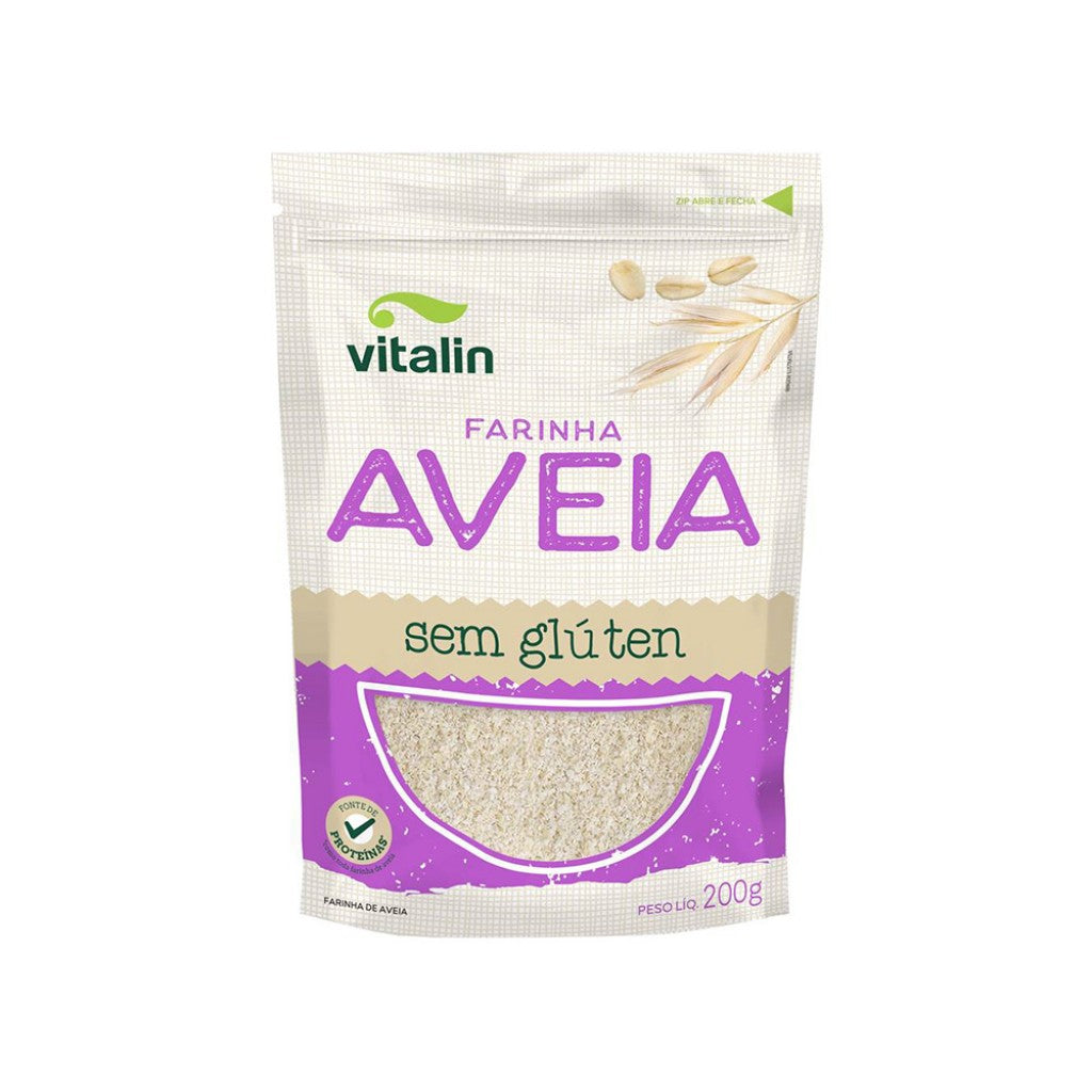 Farinha de Aveia Sem Glúten Vitalin 200g