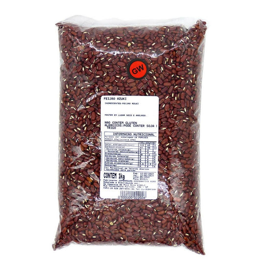 Feijão Vermelho Azuki 1kg Gw