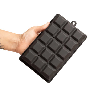 Forma de Gelo de Silicone Preto 15 Cubos Jumbo Oikos
