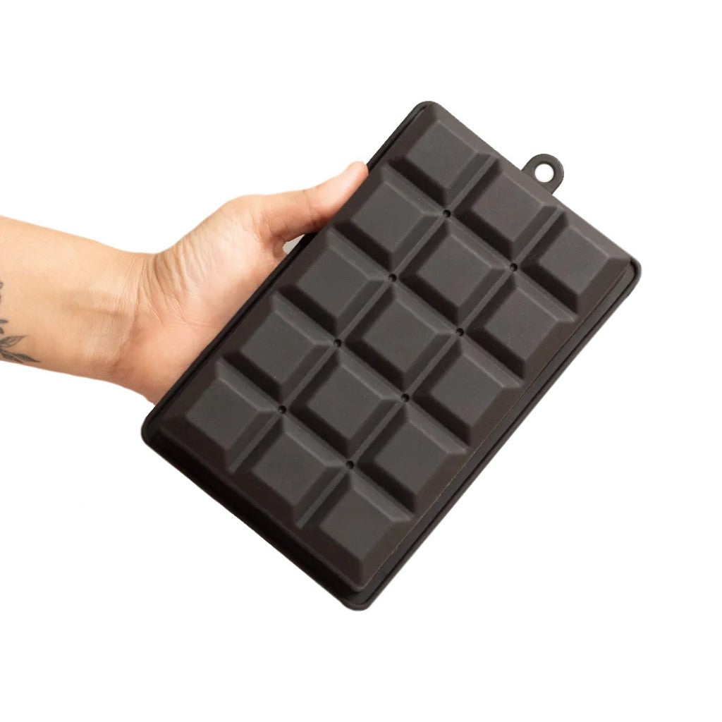 Forma de Gelo de Silicone Preto 15 Cubos Jumbo Oikos