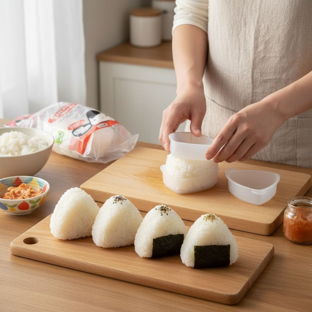 Forma para Fazer Bolinho de Arroz Triangular (Oniguiri) com 2un Jirosan