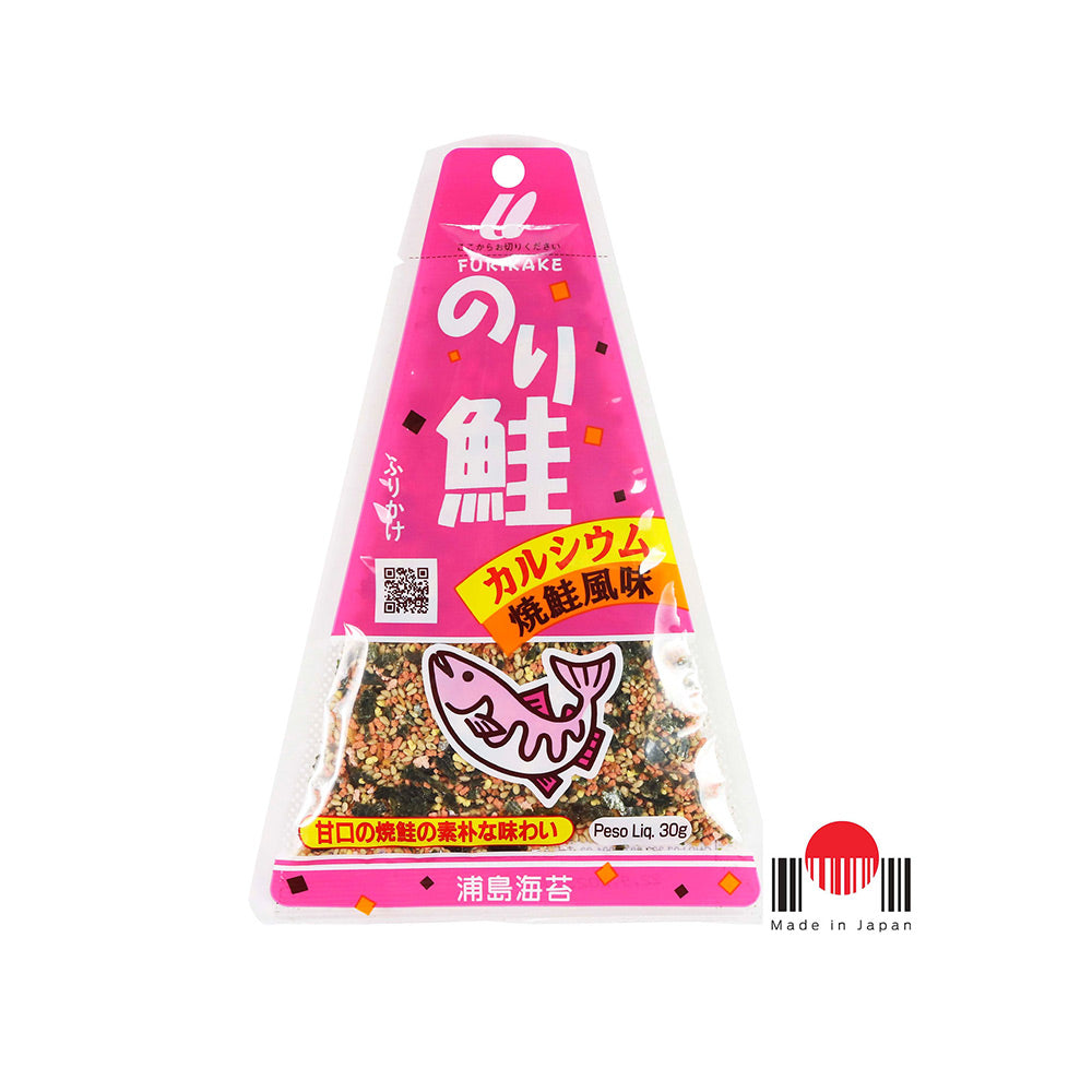 Tempero para Arroz Furikake Alga Marinha Nori e Peixe Salmão 30g