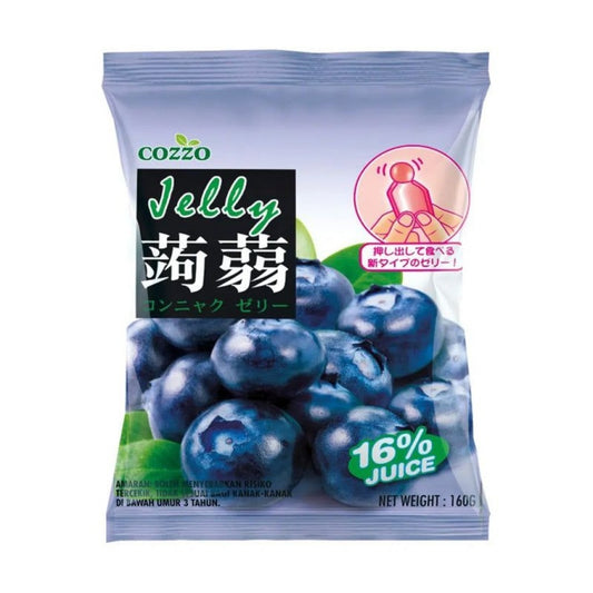 Gelatina Jelly Sabor Mirtilo 160g Cozzo