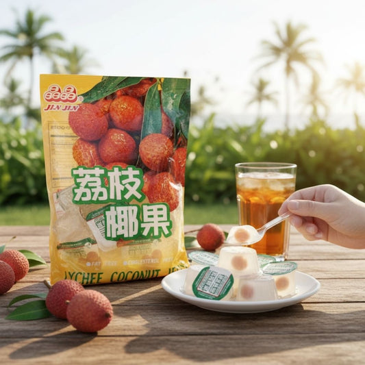 Gelatina Sabor Lichia 400g Jin Jin