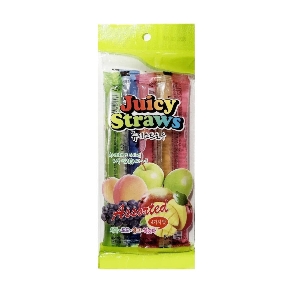 Gelatina Sortida Juicy Straws 95g Cremon