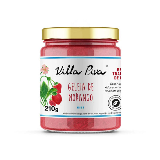 Geleia Diet Morango 210g Villa Piva