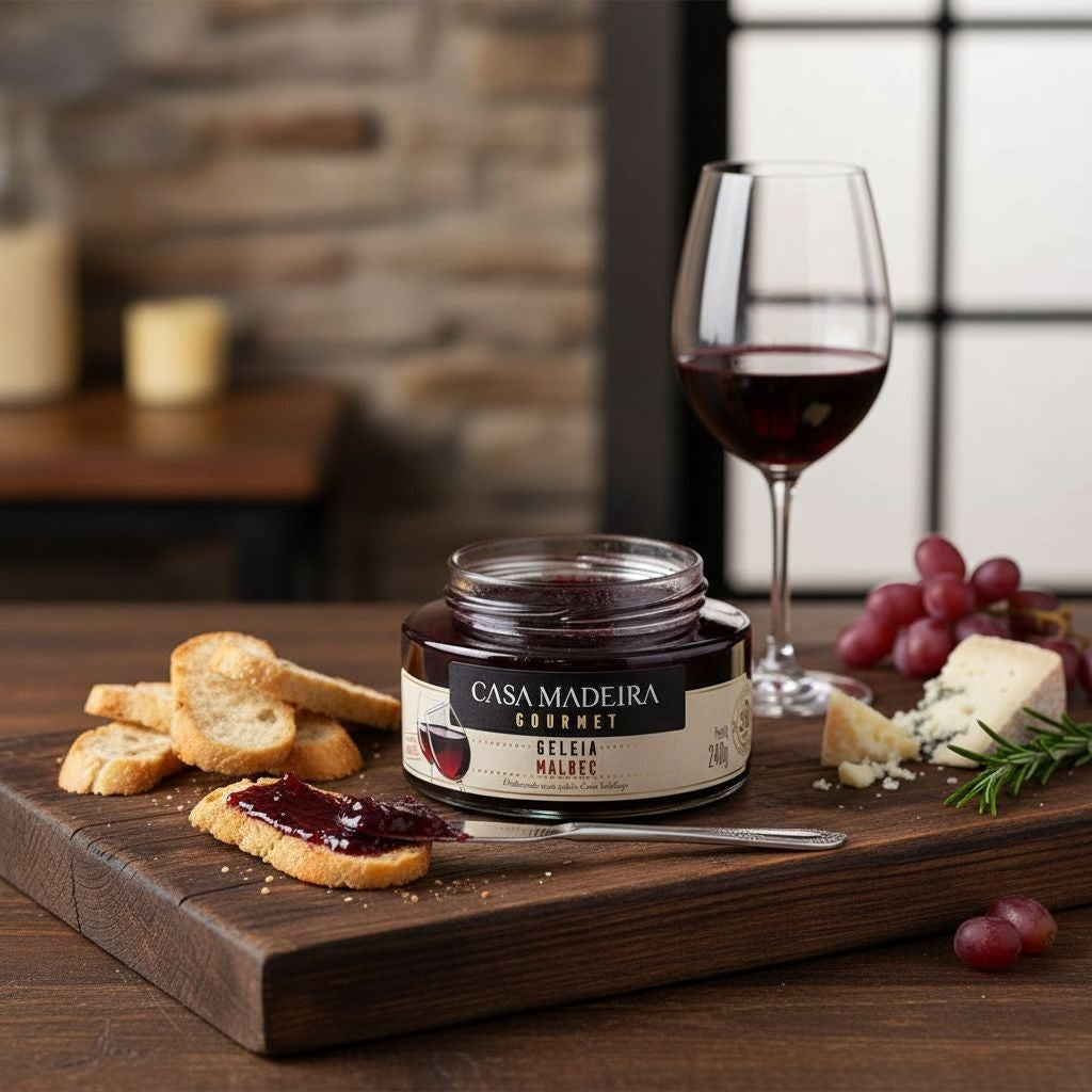 Geleia Gourmet Malbec 240g Casa Madeira