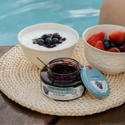 Geleia Zero Blueberry 220g Casa Madeira