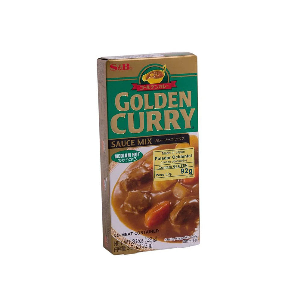 Tempero Japones Golden Curry Mix Picancia Média 92g
