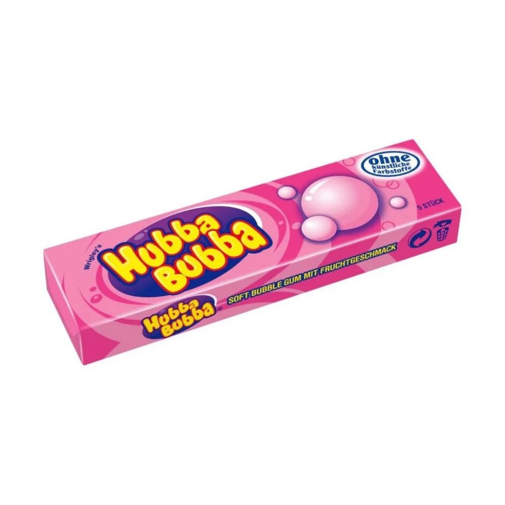 Goma de Mascar Sabor Artificial de Tutti Fruti 40g Hubba Bubba
