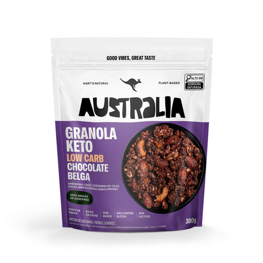 Granola Australia Keto Low Carb Chocolate Belga 300g