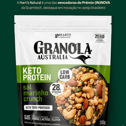 Granola Protein Harts Natural Sal Marinho Crunch 200g