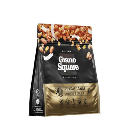 Granola Tradicional Melado e Canela 200g Grano Square