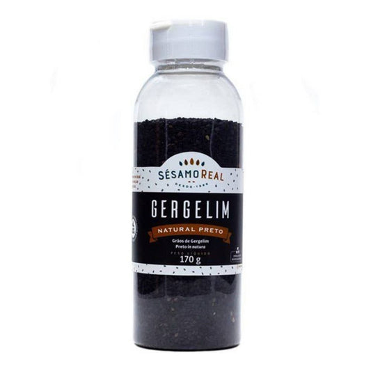 Grãos de Gergelim Natural Preto 170g Sésamo Real