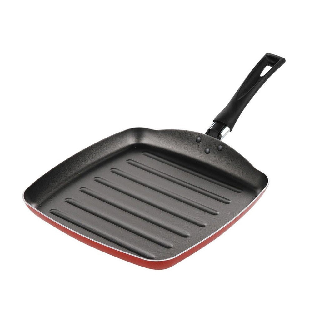 Grill Chilli Antiaderente Cereja 24x2,3cm 0,75l Brinox