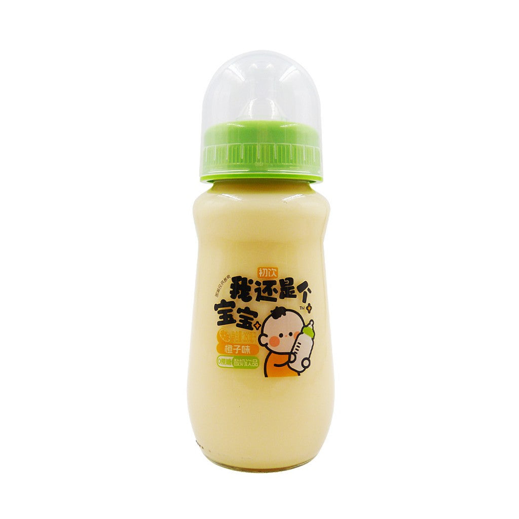 Iogurte em Mamadeira Chuyin Sabor Laranja 280ml Bebida Láctea Fermentada