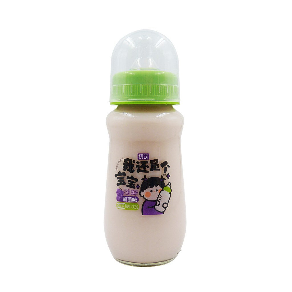 Iogurte em Mamadeira Sabor Uva 280ml Chuyin