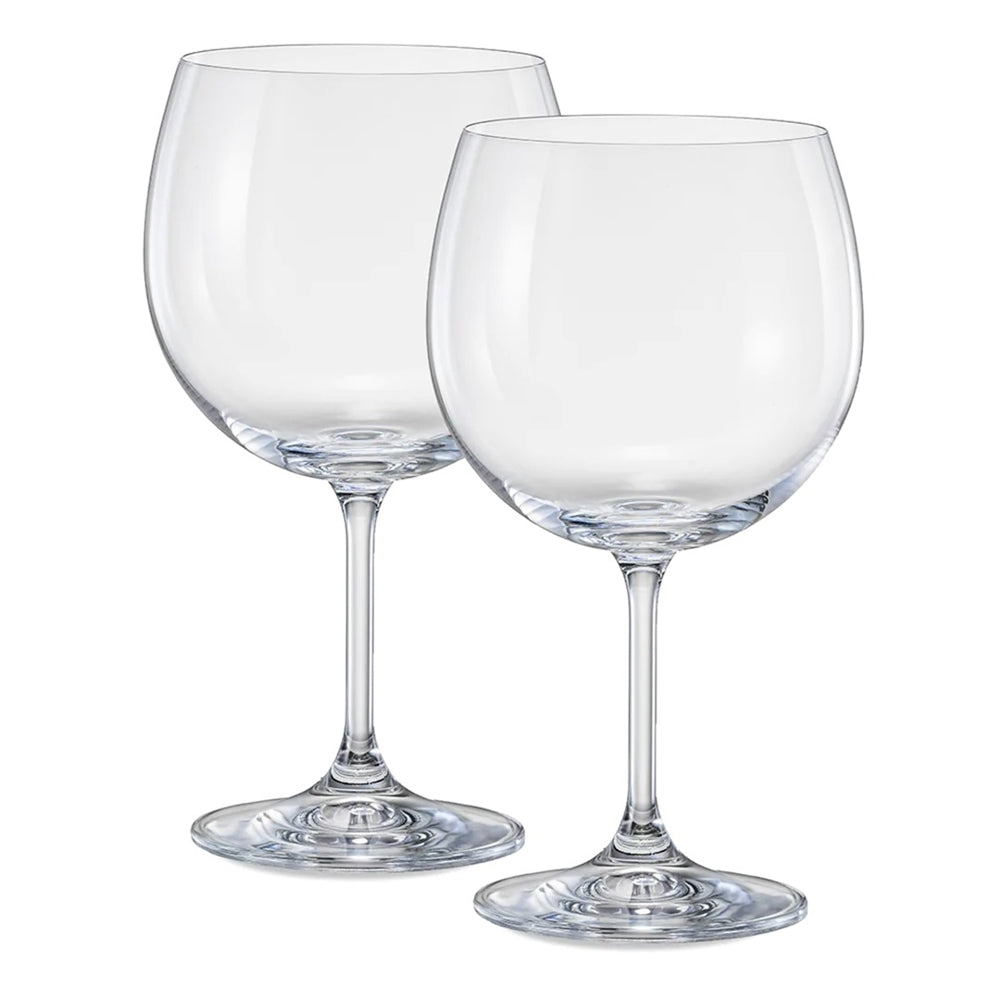 JOGO 2 TACAS ANNA PARA GIN 600ML CRYSTAL BOHEMIA