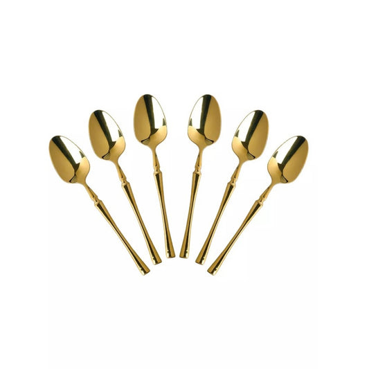 Kit de 6 Colheres Sobremesa Gold Classic Dolce Home