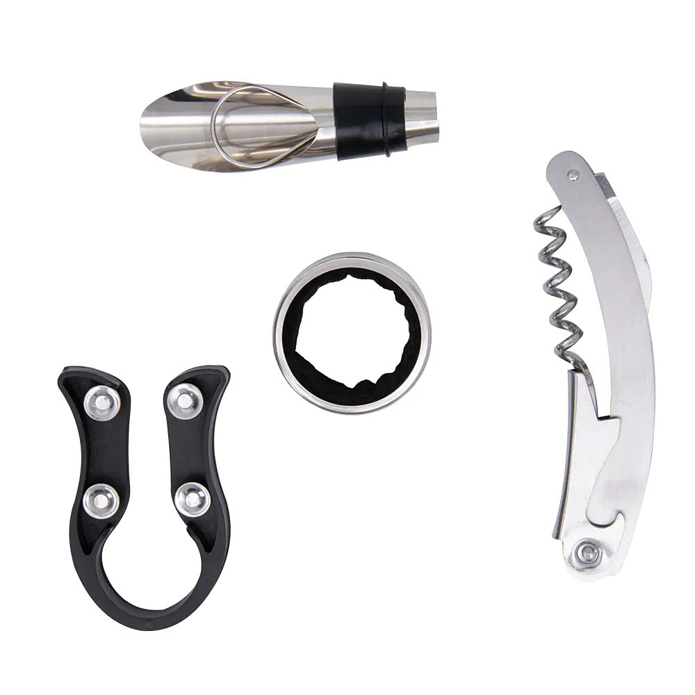 Jogo de acessórios para Vinho no Estojo Mimo Style