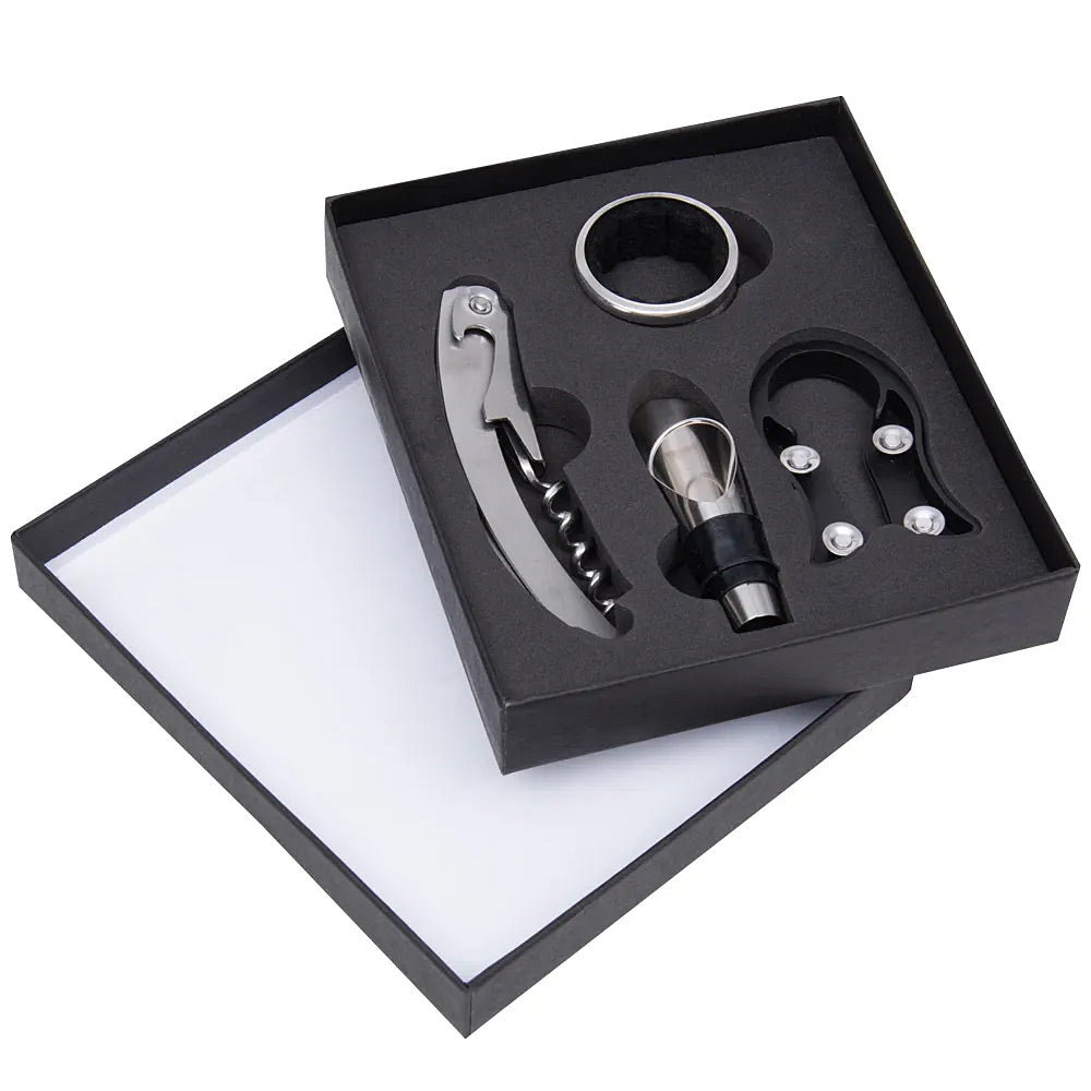 Jogo de acessórios para Vinho no Estojo Mimo Style