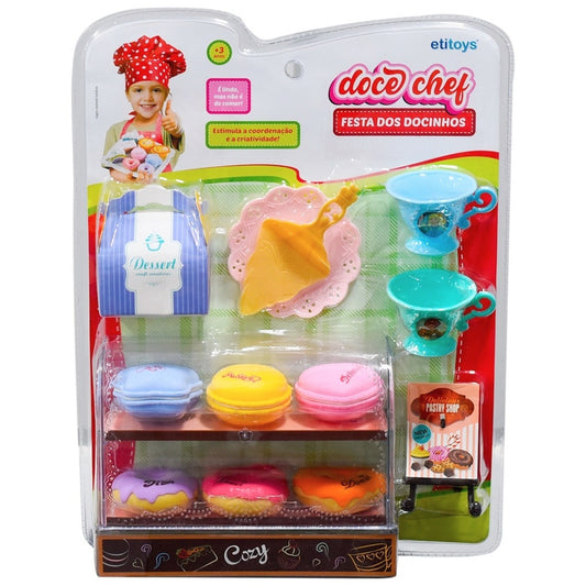 KIT FESTA DOS DOCINHOS 14 PECAS ETITOYS