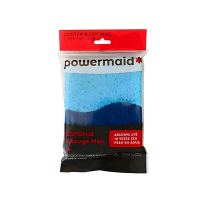Kit 2 Esponjas Enxuga Mais Powermaid