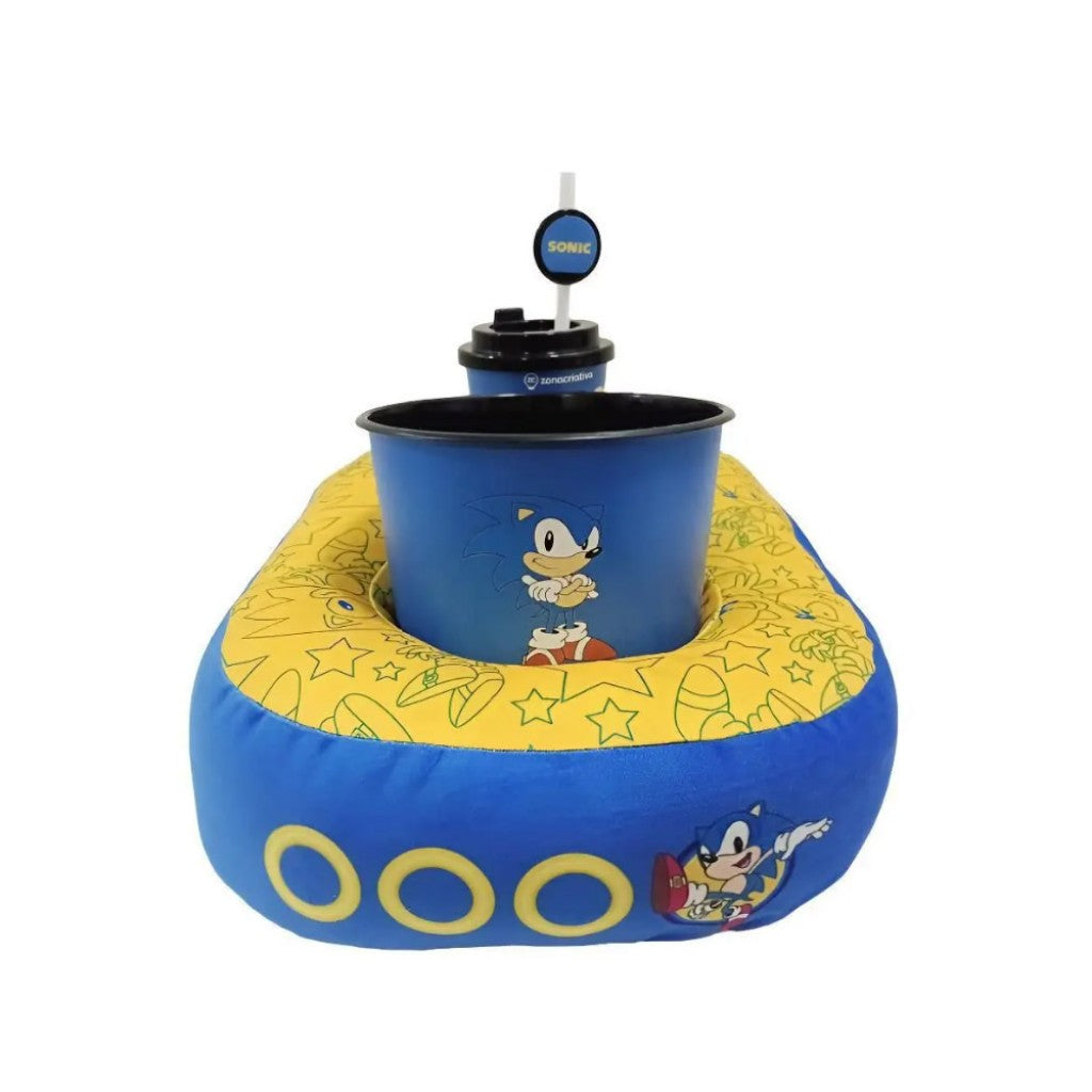 Kit Almofada Pipoca Sonic Original Zona Criativa