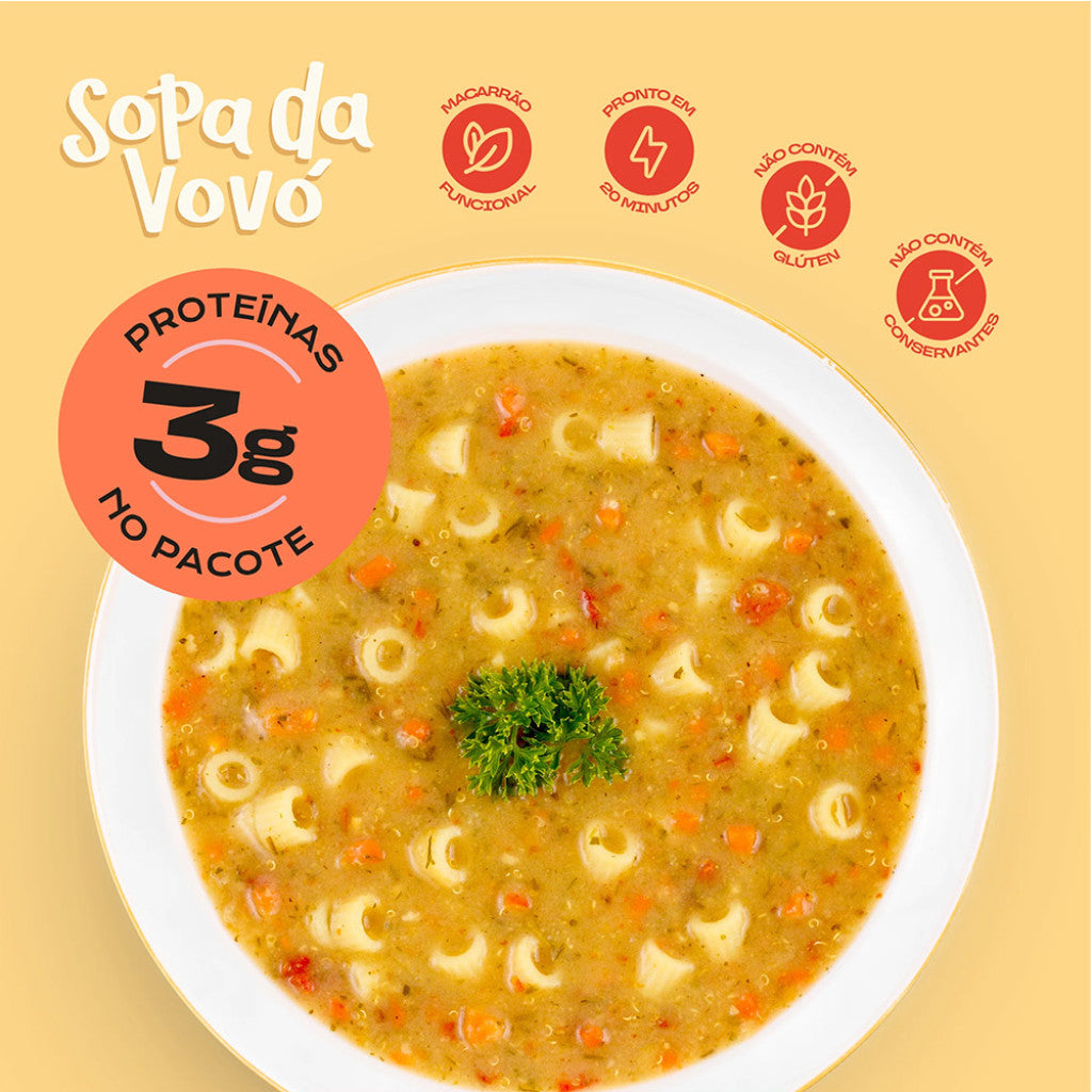 Kit Projeto 21 Dias Holyfoods 959g   21 Sopas Práticas